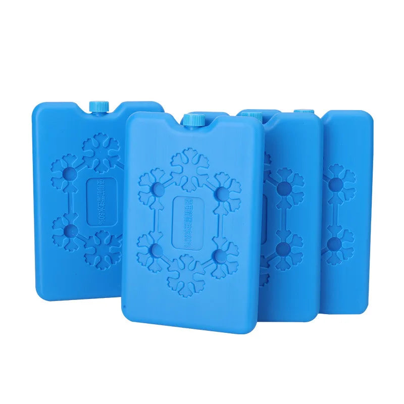 Portable Ice Pack Reusable Freezer Ice Cooling Pack Long-Lasting Cooling Water Fill Box for Fresh Food Storage Refrigeration